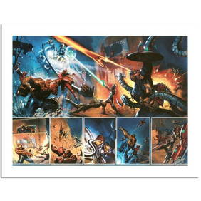 Stan Lee Signed, Marvel Comics "Secret War #4" Limited Edition Canvas 3/10 with Certificate of (1 of 1)