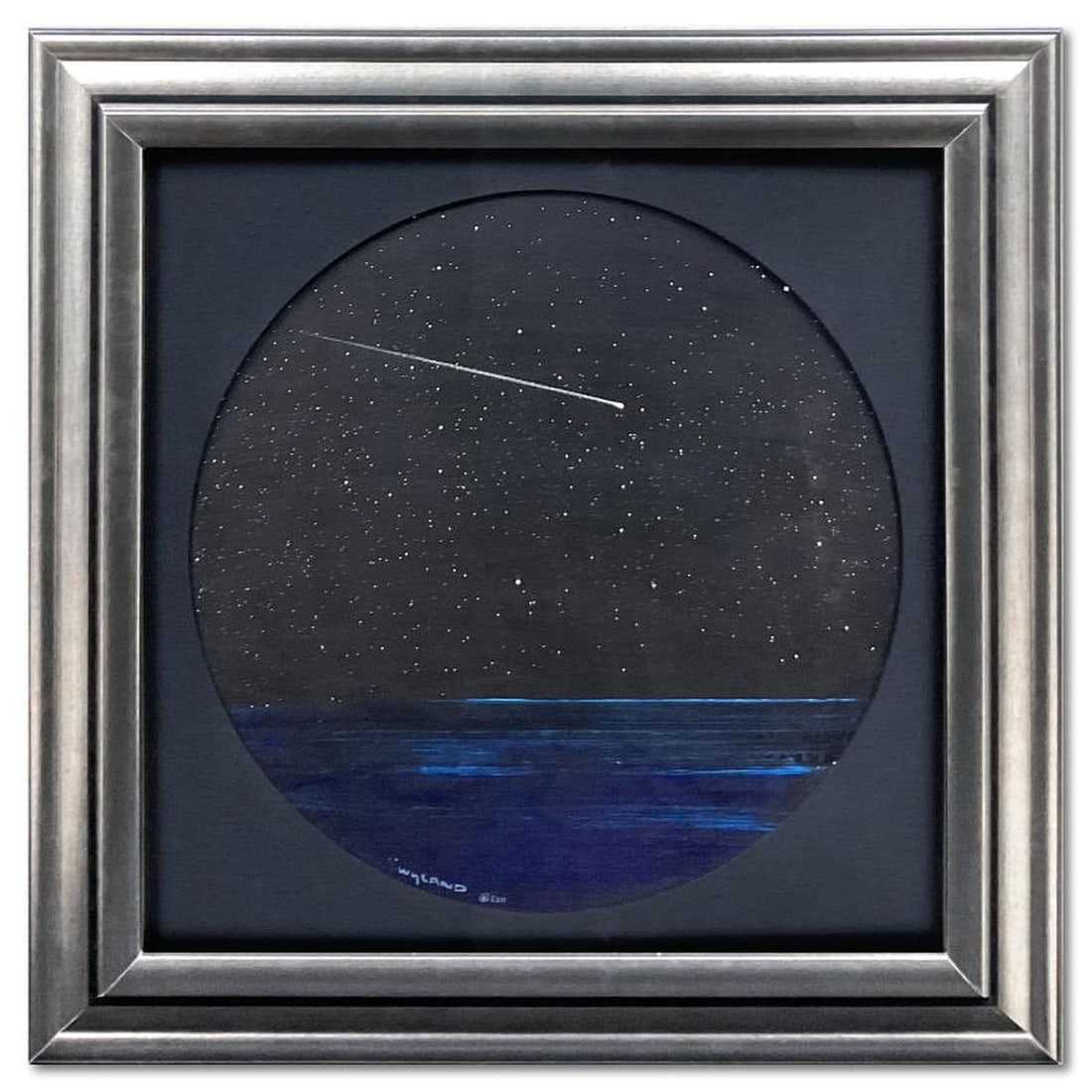 Wyland, "Hawaii Night Star" Framed Original Painting on Canvas, Hand Signed with Letter of (1 of 2)
