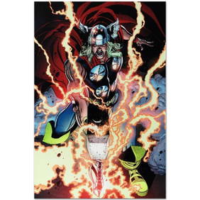 Marvel Comics "Thor First Thunder #1" Numbered Limited Edition Giclee on Canvas by Tan Eng Huat with (1 of 1)