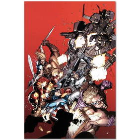 Marvel Comics "Ultimate Avengers vs. New Ultimates #1" Numbered Limited Edition Giclee on Canvas by (1 of 1)