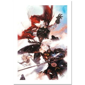 Stan Lee Signed, Marvel Comics Limited Edition Canvas 4/10 "Thor: Man of War #1" with Certificate of (1 of 1)