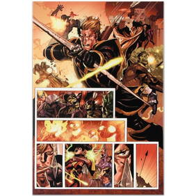 Marvel Comics "Secret Invasion #7" Numbered Limited Edition Giclee on Canvas by Leinil Francis Yu (1 of 1)