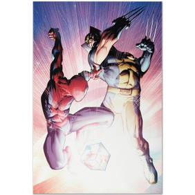 Marvel Comics "Astonishing Spider-Man & Wolverine #3" Numbered Limited Edition Giclee on Canvas b... (1 of 1)