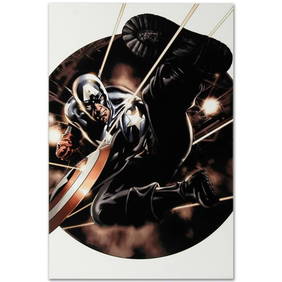 Marvel Comics "Captain America #41" Numbered Limited Edition Giclee on Canvas by Steve Epting wit... (1 of 1)