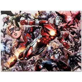 Marvel Comics "Avengers: The Children's Crusade #5" Numbered Limited Edition Giclee on Canvas by ... (1 of 1)