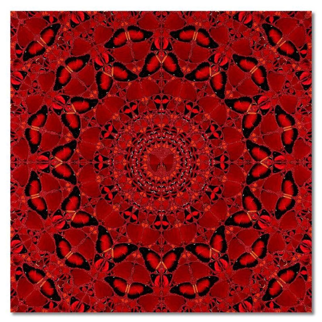 Damien Hirst, "The Empresses (H10-4 Suiko)" Limited Edition Mixed Media on Aluminum Panel with COA (1 of 1)