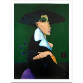 Sergey Smirnov (1953-2006), "Anna Pavlova" Limited Edition Mixed Media on Canvas (30" x 40"), (1 of 1)