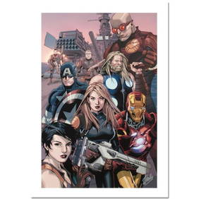 Stan Lee Signed, Marvel Comics "Ultimate Avengers vs. New Ultimates #2" Limited Edition Canvas 4/10 (1 of 1)
