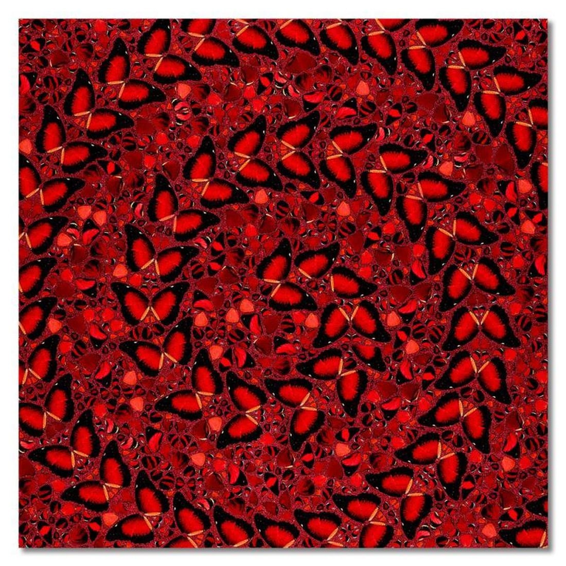 Damien Hirst, "The Empresses (H10-5 Taytu Betul)" Limited Edition Mixed Media on Aluminum Panel with (1 of 1)