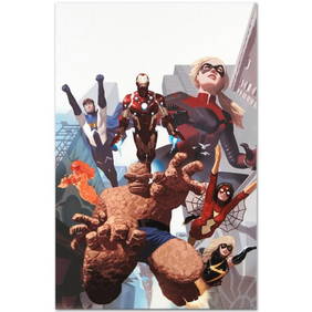 Marvel Comics "I Am An Avenger #4" Numbered Limited Edition Giclee on Canvas by Daniel Acuna with (1 of 1)