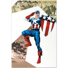 Marvel Comics "Captain America Corps #2" Numbered Limited Edition Giclee on Canvas by Phil Jimenez (1 of 1)