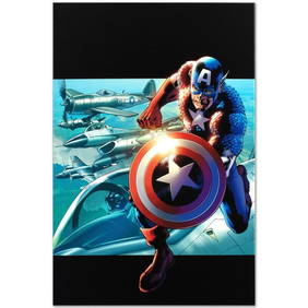Marvel Comics "Captain America: Man Out Of Time #2" Numbered Limited Edition Giclee on Canvas by (1 of 1)