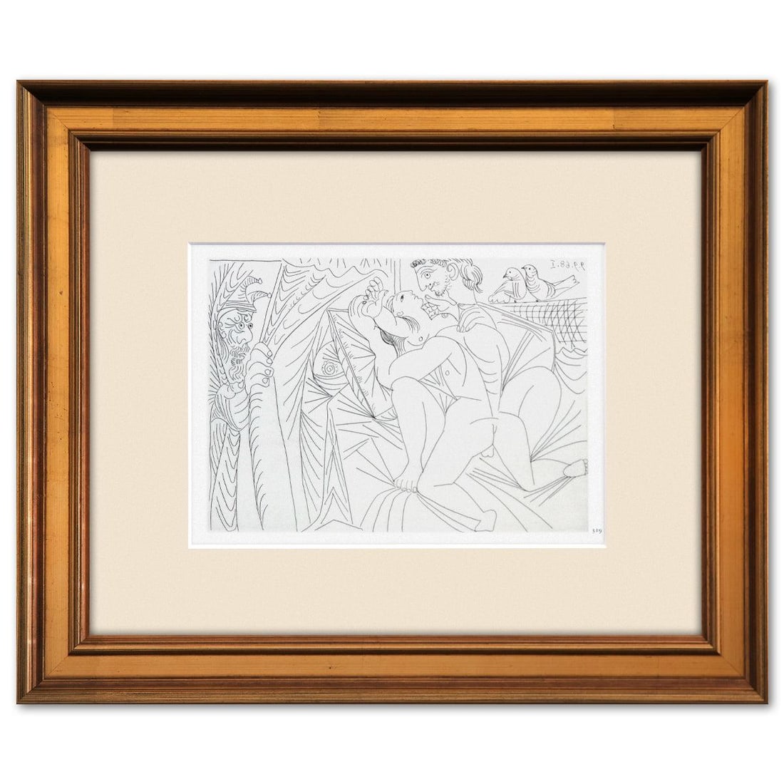 After Pablo Picasso- Offset Lithograph "From The 347 Series" (1 of 2)