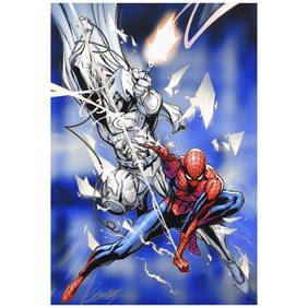 Vengeance of the Moon Knight #9 Limited Edition on Canvas by J. Scott Campbell, Numbered and Hand (1 of 2)