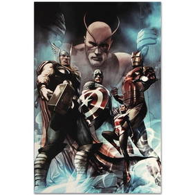 Marvel Comics "Hail Hydra #2" Numbered Limited Edition Giclee on Canvas by Adi Granov with COA. (1 of 1)