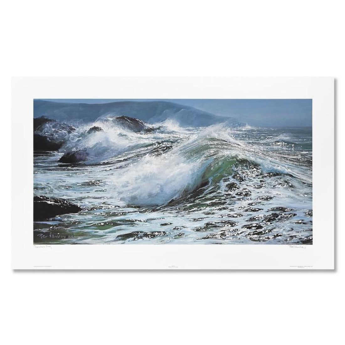 Peter Ellenshaw (1913-2007), "Big Sur" Limited Edition Lithograph, Numbered and Hand Signed with (1 of 2)