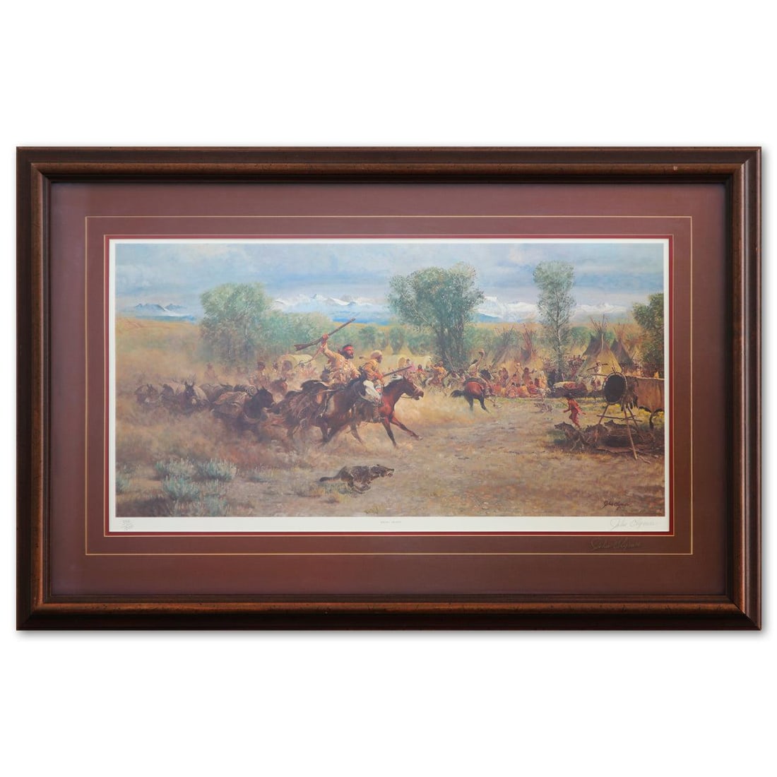 John Clymer- Offset Lithograph "Whiskey" (1 of 3)