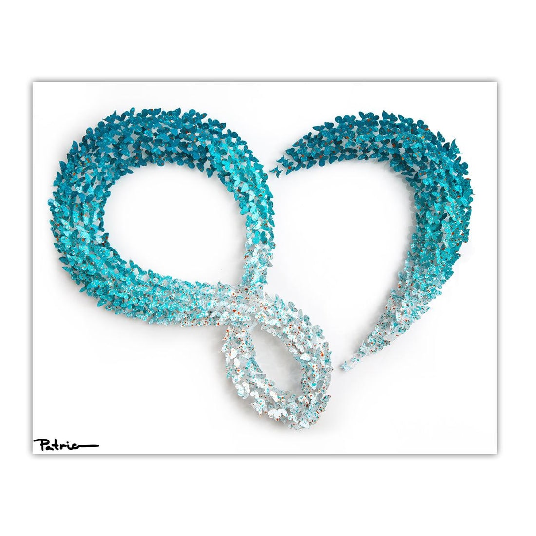 Patricia Govezensky- Original 3D Metal Art on Wood "Infinite Love" (1 of 9)