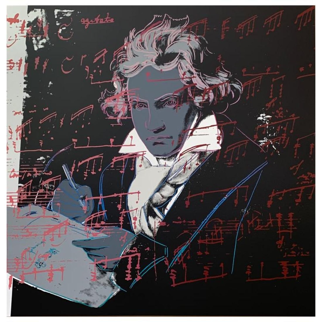 Andy Warhol "Beethoven" Limited Edition Silk Screen Print from Sunday B Morning. (1 of 1)