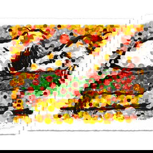 Play that Funky Music Limited Edition Hand Pulled Original Lithograph by Renowned Charles Schulz: Play that Funky Music is a limited edition hand pulled original lithograph on museum quality deckle-edge paper, numbered and hand signed by Tom Everhart. This is one of the final Everhart editions to