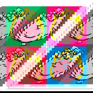 Peanuts, "Sally Goes Pop" Hand Numbered Canvas Limited Edition Fine Art Print with Certificate of: A vibrant and striking edition portraying the simple yet emotive art of Charles. M. Schulz, creator of PEANUTS . You'll love the color, it really POPS in person! It looks incredible on the wall and
