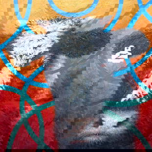 Mark Braver- Original Painting on canvas: Artist: Mark Braver. Medium: Original Painting on canvas. Size: 40" x 40". Signature: Signed. Reference#: 34460.