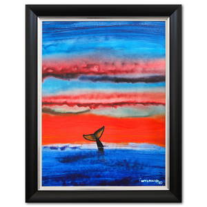 Wyland- Original Painting on Canvas "Abstract"