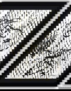 Tom Everhart- Hand Pulled Original Lithograph "Dancing in the Rain": Artist: Tom Everhart. Medium: Hand Pulled Original Lithograph. Title: Dancing in the Rain. Size: 30" x 22". Measures approx. 37" x 29" (framed). Signature: Hand Signed and Numbered by the artist.