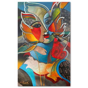 Oleg Zhivetin- Original Oil on Canvas "Flames"