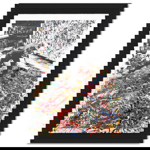 Mr. Brainwash- Silk Screen "Freedom Art": Artist: Mr. Brainwash. Medium: Silk Screen. Title: Freedom Art. Size: 30" x 22". Measures approx. 35" x 27.5" (framed). Signature: Hand signed and numbered by the artist. Certificate of Authenticity: