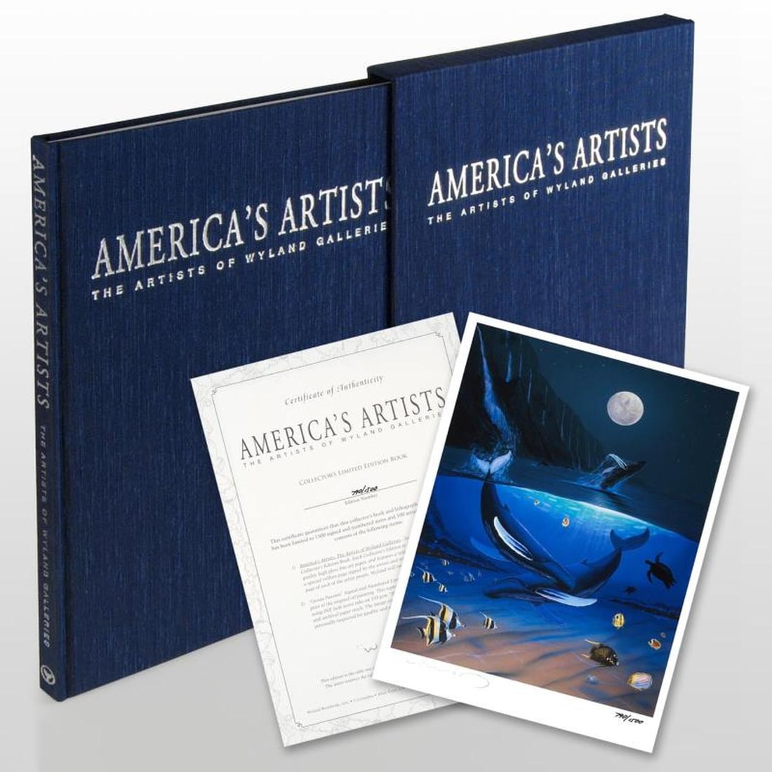 America's Artists: The Artists of Wyland Galleries (2004) Limited Edition Collector's Fine Art Book (1 of 3)
