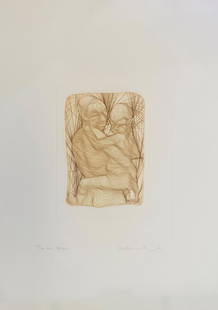 Guillaume Azoulay - Limited Edition Etching "Mere Afrique": Artist: Guillaume Azoulay . Medium: Limited Edition Etching. Title: Mere Afrique. Size: 24" x 30". Signature: Signed. Reference#: 37419.