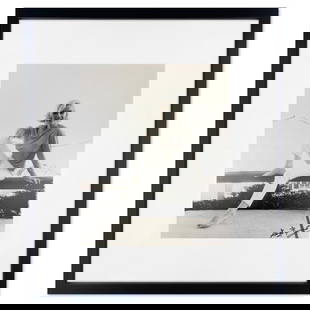 George Barris (1922-2016), "Marilyn Monroe: The Last Shoot" Framed Photograph Printed from the: Marilyn Monroe: The Last Shoot is a photograph printed from the original negative taken by George Barris (1922-2016). This photo is part of a series entitled "The Last Photos" which were taken in 1962