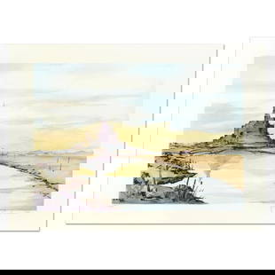 Jean Pierre Laurent, "Britanny" Limited Edition Lithograph, Numbered and Hand Signed.: Britanny is a limited edition lithograph on paper by Jean Pierre Laurent, numbered and hand signed by the artist. Measures approx. 29.5" x 21.5" (border), 23.5" x 17" (image). Reference#: 77589.