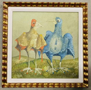 S.Y. SUDER- Original Oil painting on board: Artist: S.Y. SUDER. Medium: Original Oil painting on board. Size: 20" x 20". Signature: Hand Signed bottom right. Reference#: 28045.