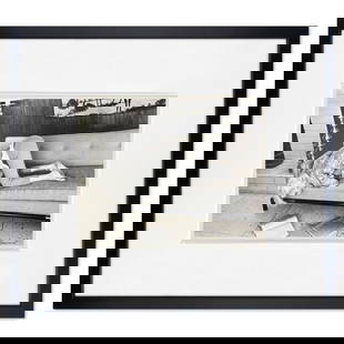 George Barris (1922-2016), "Marilyn Monroe: The Last Shoot" Framed Photograph Printed from the: Marilyn Monroe: The Last Shoot is a photograph printed from the original negative taken by George Barris (1922-2016). This photo is part of a series entitled "The Last Photos" which were taken in 1962