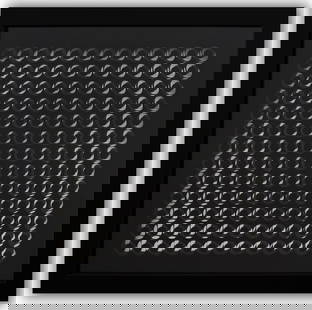 Victor Vasarely- 3D Wall Sculpture/object "Cinetiques": Artist: Victor Vasarely. Medium: 3D Wall Sculpture/object. Title: Cinetiques. Size: 10" x 10". Measures approx. 12" x 12" (framed). Additional: Custom Framed. 2 layers- Top layer printed on clear Luci