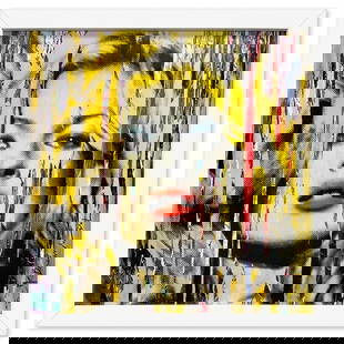 Mr. Brainwash, Custom Framed Plate Signed Offset Lithograph.: This is an offset lithograph on paper by Mr. Brainwash, bearing the plate signature of the artist. This piece comes custom framed. Measures approx. 19.5" x 19.5" (frame), 17" x 17" (image). Reference#