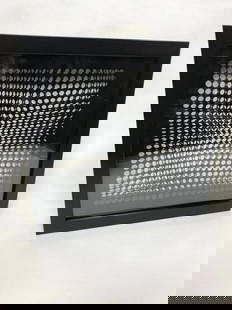 Victor Vasarely- 3D Wall Sculpture/object "Cinetiques": Artist: Victor Vasarely. Medium: 3D Wall Sculpture/object. Title: Cinetiques. Size: 11" x 10". Measures approx. 13" x 11" (framed). Certificate of Authenticity: Is included. Additional: Measures 11x13
