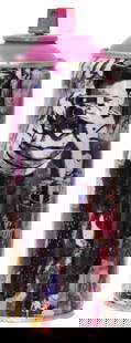 Mr. Brainwash- SPRAY CAN "SMILE (FULL), 2020": Artist: Mr. Brainwash. Medium: SPRAY CAN. Title: SMILE (FULL), 2020. Size: 7.5" x 2.5". Signature: Numbered and dated. Additional: Cans Include Case. Reference#: 14469.