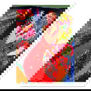 Lea Avizedek, Hand Signed, Numbered Limited Edition with Letter of Authenticity.: This is a limited edition on paper by Lea Avizedek. The piece comes hand signed by the artist, numbered, and with a letter of authenticity. Measures approximately 28" x 20". Reference#: 76046. Low