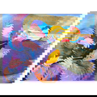 Lun Zen, "Musical Taste" Limited Edition Printer's Proof, Numbered and Hand Signed with Letter of...: Musical Taste is a limited edition printer's proof on deckle edge paper by Lun Zen, numbered and hand signed by the artist. Includes Letter of Authenticity. Measures approx. 28" x 38" (image).