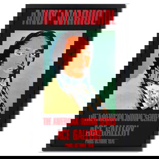 Andy Warhol (1928-1987), "The American Indian Series (Black)" Framed Vintage Poster (33" x 51") f...: The American Indian Series is a vintage poster (1976) by Andy Warhol (1928-1987) from the Ace Gallery, Los Angeles, CA. This piece comes custom framed. Includes Letter of Authenticity. Measures