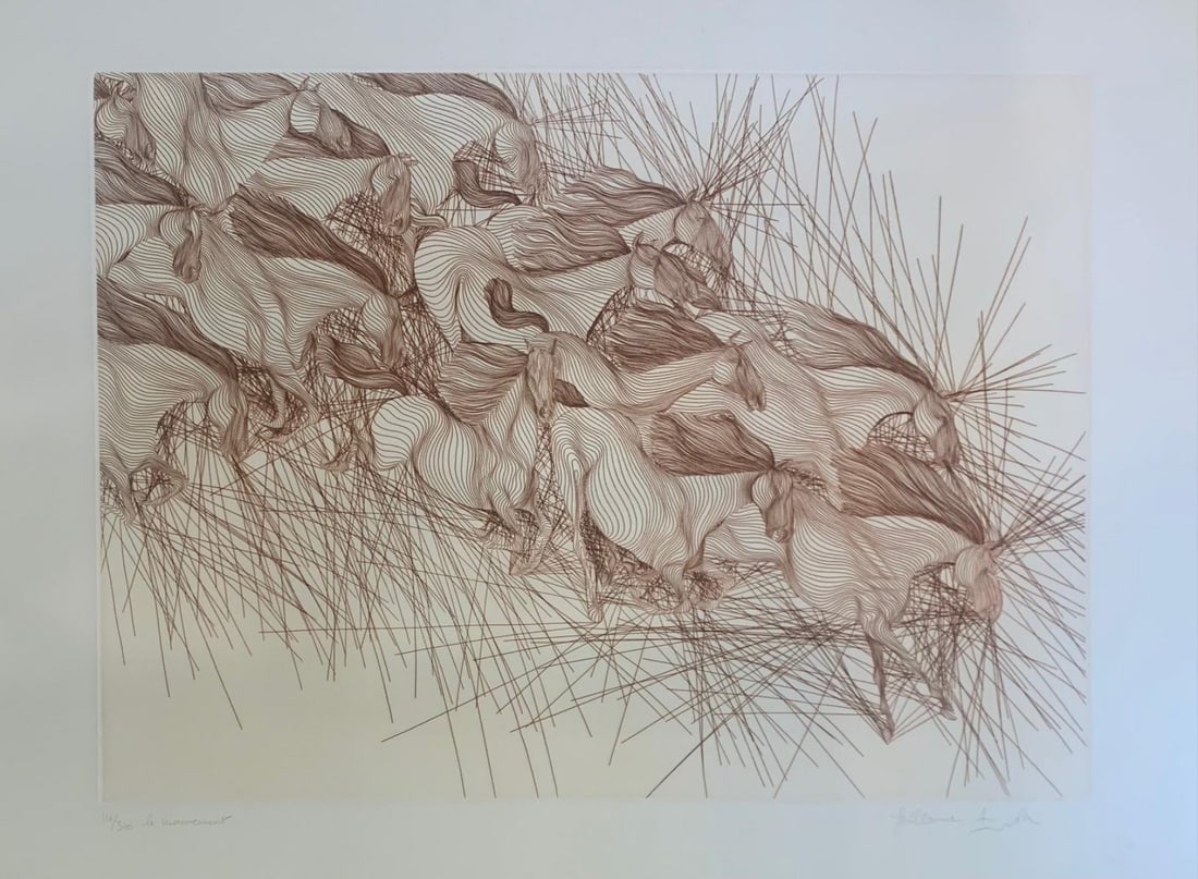 Guillaume Azoulay- Etching on paper (1 of 1)