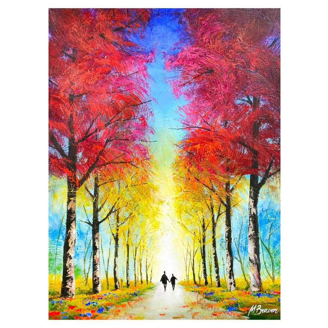 Mark Braver, Original Acrylic Painting on Canvas, Hand Signed with Letter of Authenticity. (1 of 2)