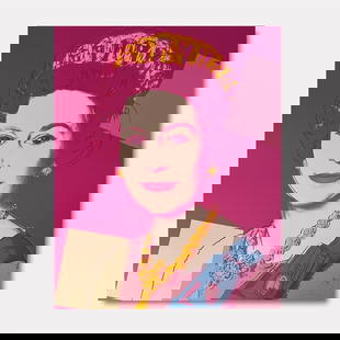 Andy Warhol "Queen Elizabeth II of the United Kingdom 336" Limited Edition Silk Screen Print from: Andy Warhol, "Queen Elizabeth II of the United Kingdom 336" is a limited edition silk screen print on museum board from Sunday B Morning featuring the works of Andy Warhol. The piece is stamped in blu