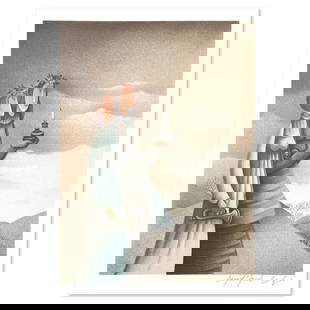 Avigail Yoresh, Limited Edition Serigraph, Hand Signed and Numbered with Letter of Authenticity.: This is a limited edition serigraph on paper by Avigail Yoresh. The piece comes hand signed by the artist, numbered, and with a letter of authenticity. Measures approximately 10" x 7.5". Reference#: 8