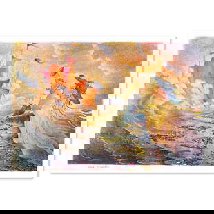 Zina Roitman, Limited Edition Serigraph, Hand Signed and Numbered, Letter of Authenticity.: This is a limited edition serigraph on paper by Zina Roitman. The piece comes hand signed by the artist, numbered, and with a letter of authenticity. Measures approximately 12" x 18". Reference#: 7961