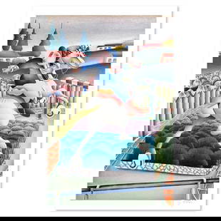 Yuval Mahler, Limited Edition Serigraph, Hand Signed and Numbered with Letter of Authenticity.: This is a limited edition serigraph on paper by Yuval Mahler. The piece comes hand signed by the artist, numbered, and with a letter of authenticity. Measures approximately 19" x 13". Reference#: 7796