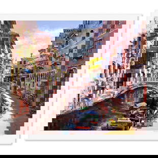 Sam Park, "Venice" Limited Edition Printer's Proof Serigraph, Numbered and Hand Signed with Letter: St Venice is a limited edition printer's proof serigraph on paper by Sam Park, numbered and and hand signed by the artist. Includes Letter of Authenticity. Measures approx. 36.5" x 42" (border), 32" x